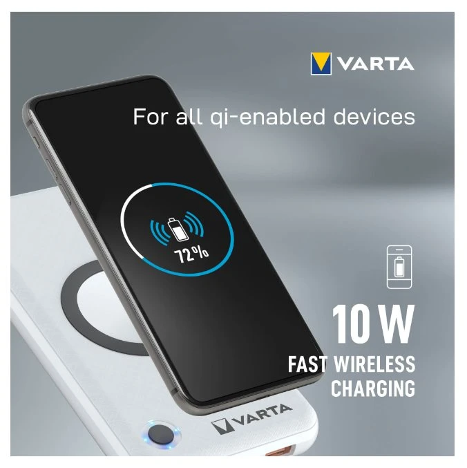 Varta Wireless Power bank-charger Energy 15000mAh 57908 išorinė baterija (powerbank)-pakrovėjas