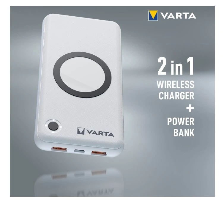 Varta Wireless Power bank-charger Energy 15000mAh 57908 išorinė baterija (powerbank)-pakrovėjas