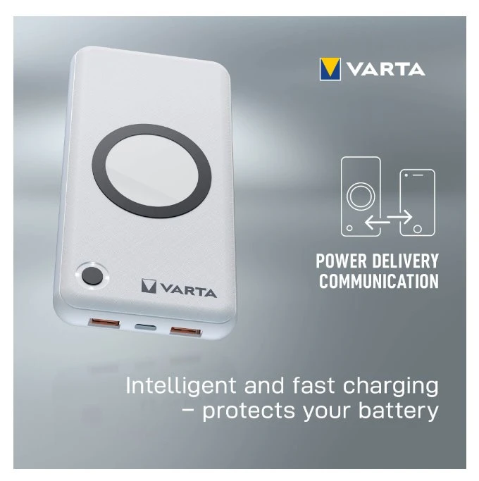 Varta Wireless Power bank-charger Energy 15000mAh 57908 išorinė baterija (powerbank)-pakrovėjas
