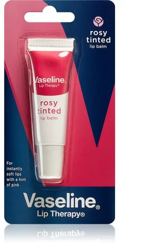 Vaseline Lip Therapy Rosy Tinted Lūpų balzamas Tube Lūpų balzamas moterims, 10 g