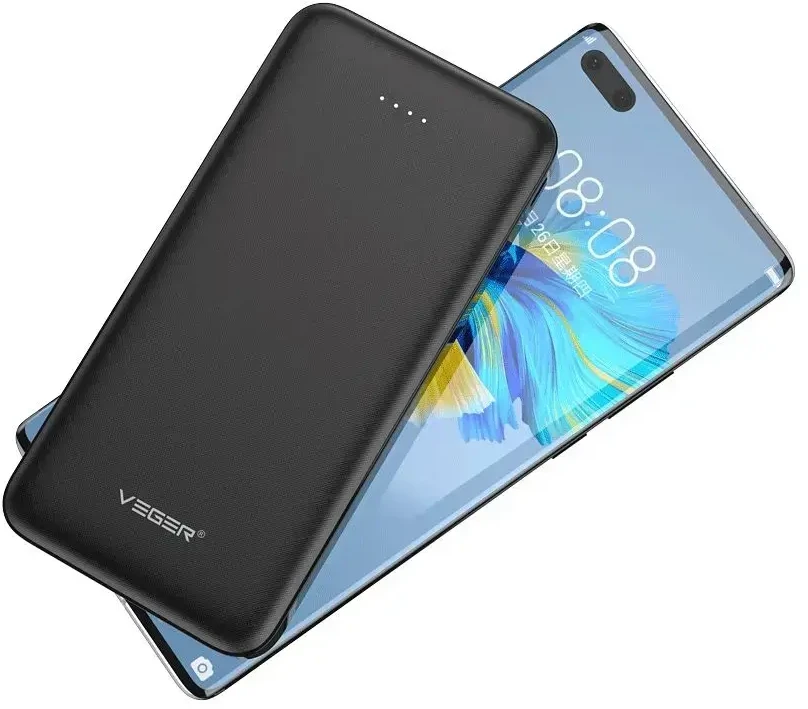 Powerbank Veger A10 (W1065) 2A 10000 mAh juodas