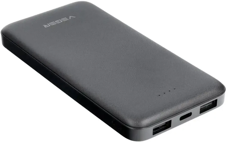 Powerbank Veger A10 (W1065) 2A 10000 mAh juodas