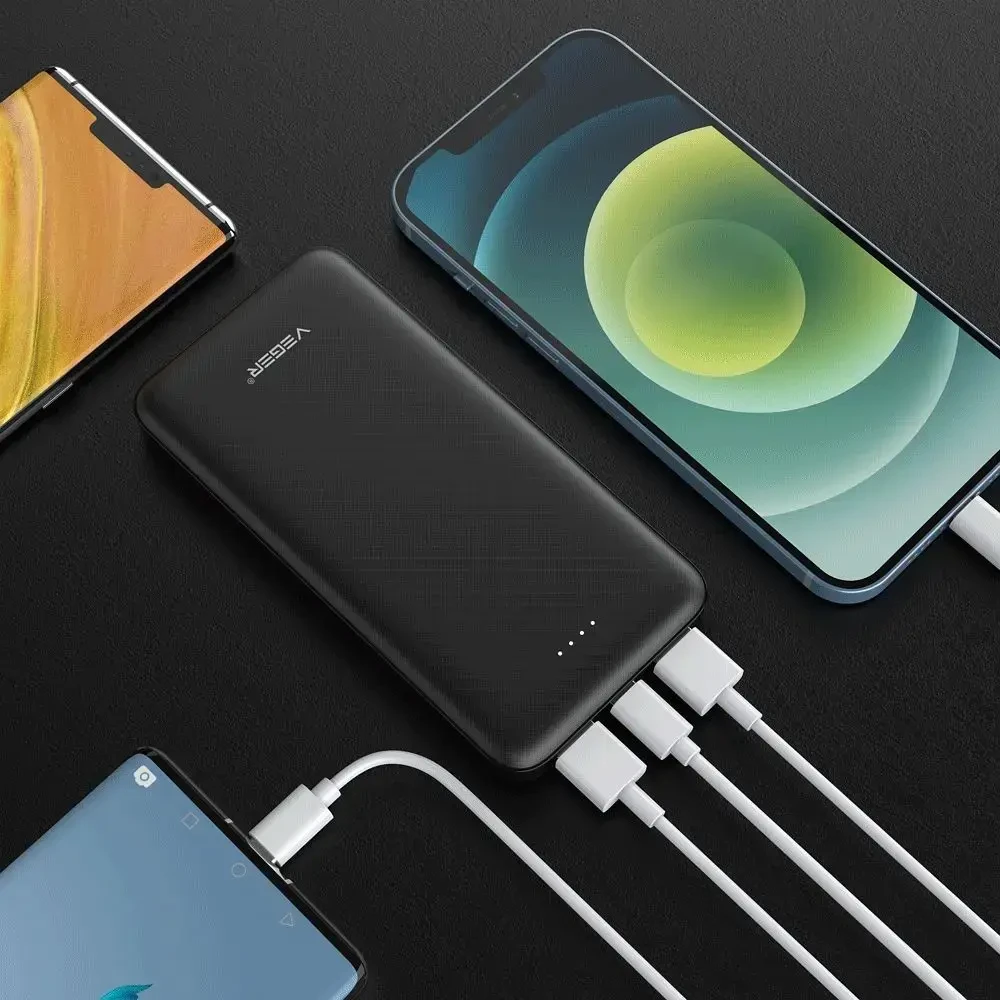 Powerbank Veger A10 (W1065) 2A 10000 mAh juodas