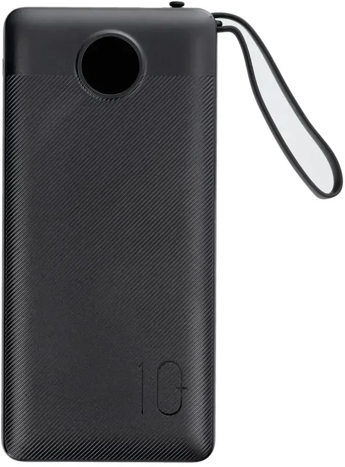 Išorinė baterija POWER BANK VEGER C10 10000mAh (USB,USB-A,Type-C,MicroUSB,lightning) juoda