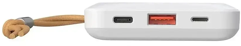 Išorinė baterija POWER BANK VEGER (VP1151) 10000mAh su belaidžiu įkrovikliu (Magsafe 15W) balta