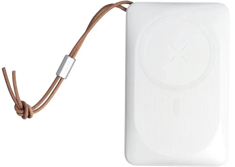 Išorinė baterija POWER BANK VEGER (VP1151) 10000mAh su belaidžiu įkrovikliu (Magsafe 15W) balta