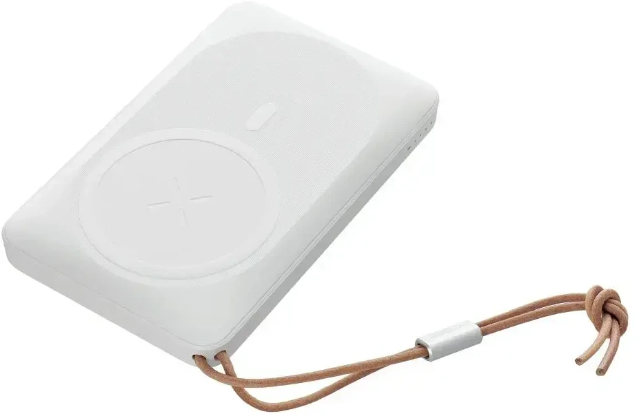 Išorinė baterija POWER BANK VEGER (VP1151) 10000mAh su belaidžiu įkrovikliu (Magsafe 15W) balta