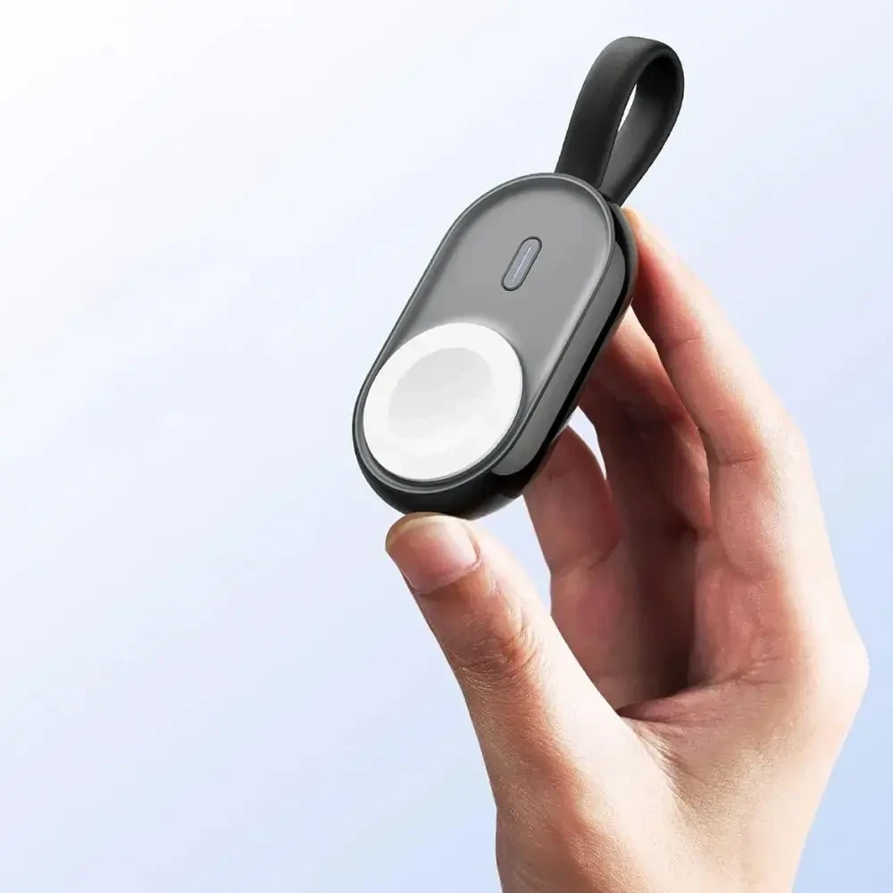 VEGER maitinimo blokas 1200 mAh, skirtas laikrodžiui suderinamai su Apple Watch Pomme (W0102) juodos spalvos