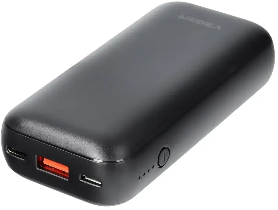 Powerbank Veger S10 (W1135) PD QC3.0 3A 20W 10000 mAh juodas