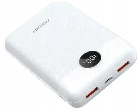 Powerbank Veger S20 (W2081) PD QC3.0 2A 22,5W 20000 mAh baltas