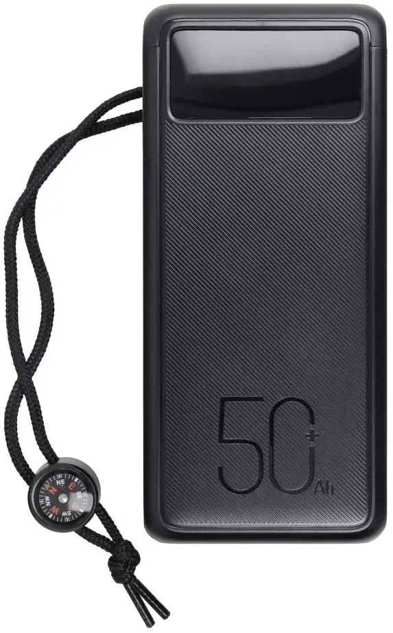 Veger Tank Boost (W5001C) Power Bank | 56,000 mAh | 130W | PD, QC | USB-A, USB-C | juodas
