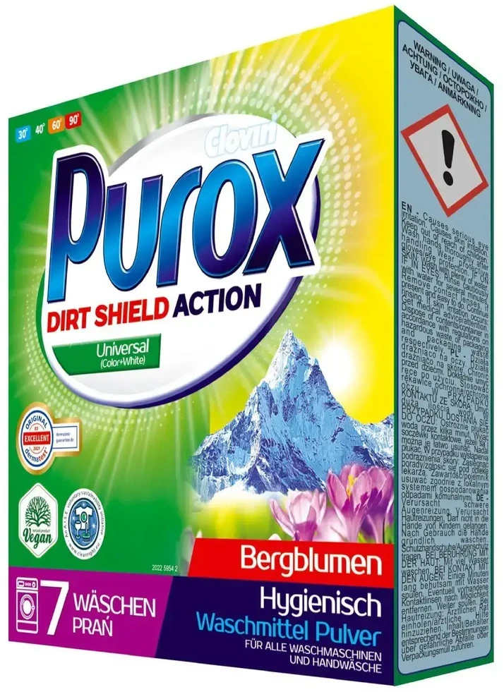 Skalbimo milteliai Purox Universal 490g