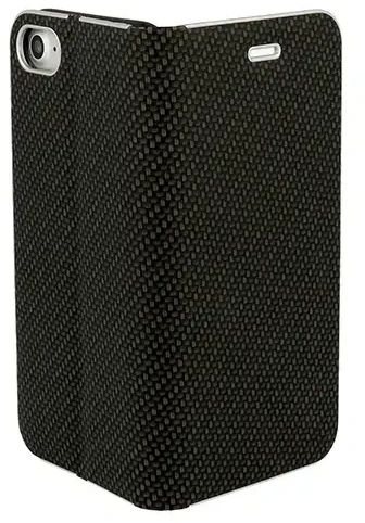 Vennus Book CARBON dėklas su rėmeliu skirtas Apple iPhone 11 Pro juodos spalvos