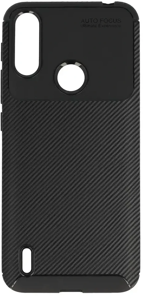 Vennus Carbon Elite dėklas skirtas Motorola E7 Power juodos spalvos