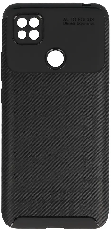 Vennus Carbon Elite dėklas skirtas Xiaomi Redmi 10A juodos spalvos