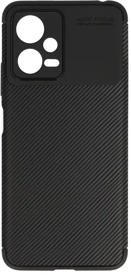 Vennus Carbon Elite dėklas skirtas Xiaomi Redmi Note 12 5G/Poco X5 juodos spalvos