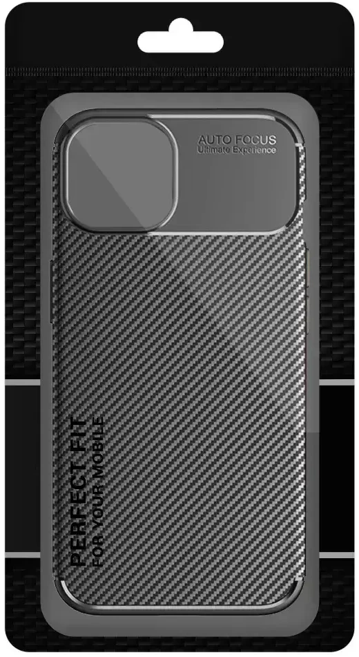 Vennus Carbon Elite dėklas skirtas Xiaomi Redmi Note 12 5G/Poco X5 juodos spalvos