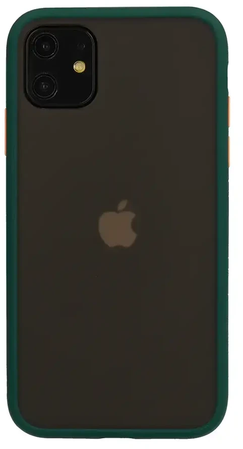 Dėklas Vennus Color Button Bumper skirtas Samsung Galaxy S21 Plus žalios spalvos