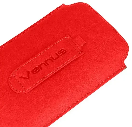 Vennus Deko dėklas telefonui (Dydis 16) Apple iPhone 14/14 Pro/15 Pro/Samsung S23/S24 raudonos spalvos