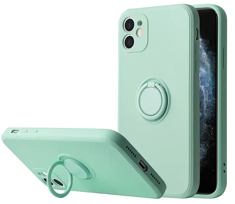 Dėklas Vennus silikoninis Ring skirtas Xiaomi Redmi 10 mėtų spalvos