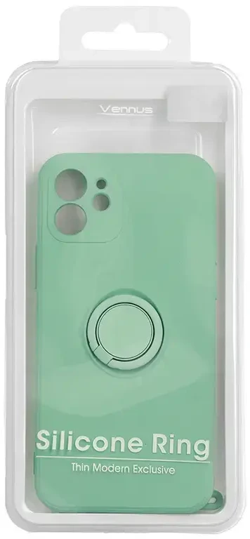 Dėklas Vennus silikoninis Ring skirtas Xiaomi Redmi 10 mėtų spalvos