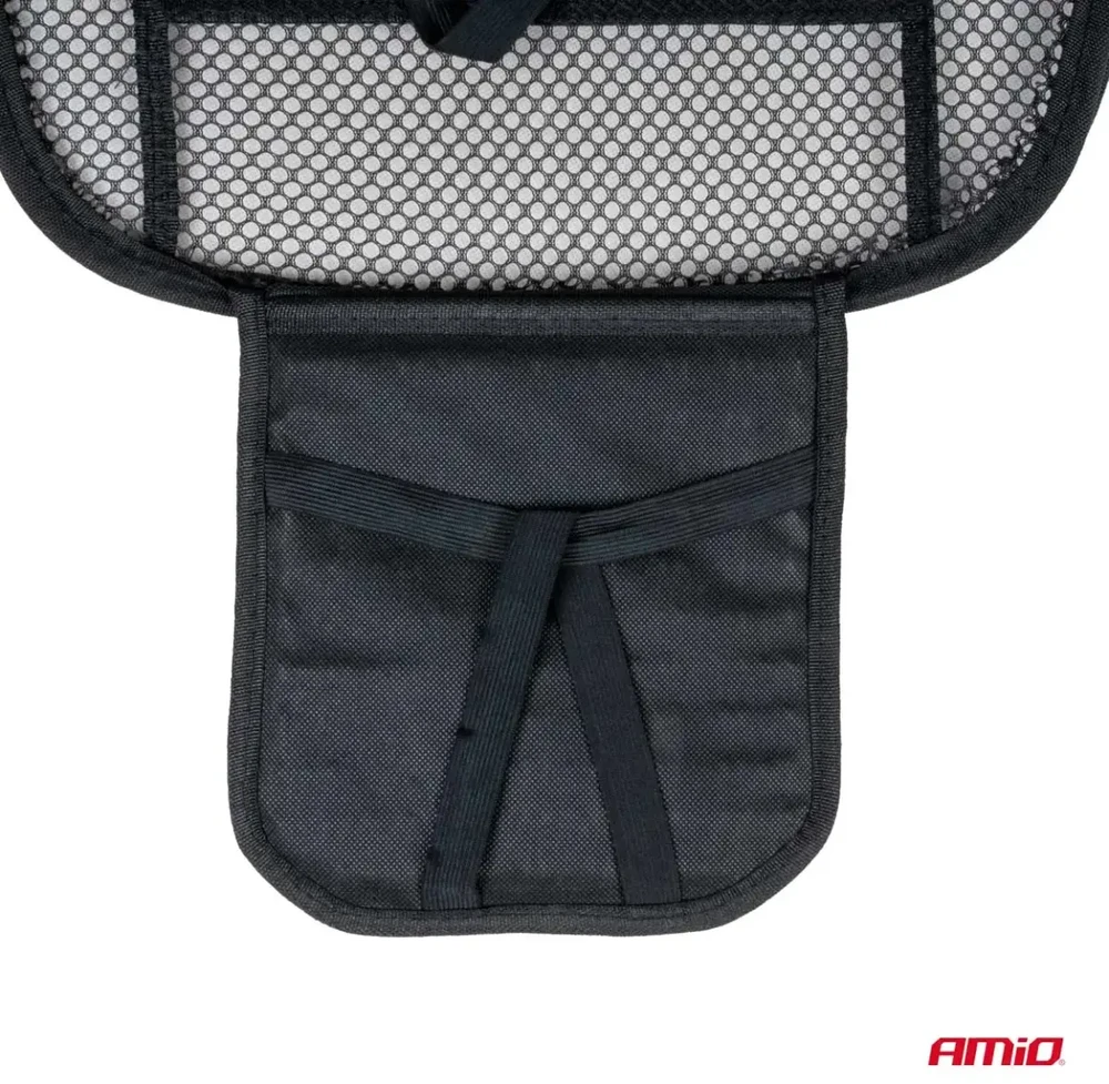 Amio Automobilio sėdynės kilimėlis su karoliukais 125 x 52 cm - juoda