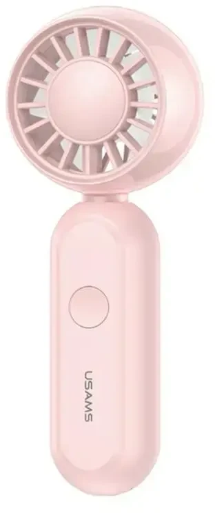 Ventiliatorius Wiatrak rankinis USAMS Folding ZB365 1200mAh rožinė