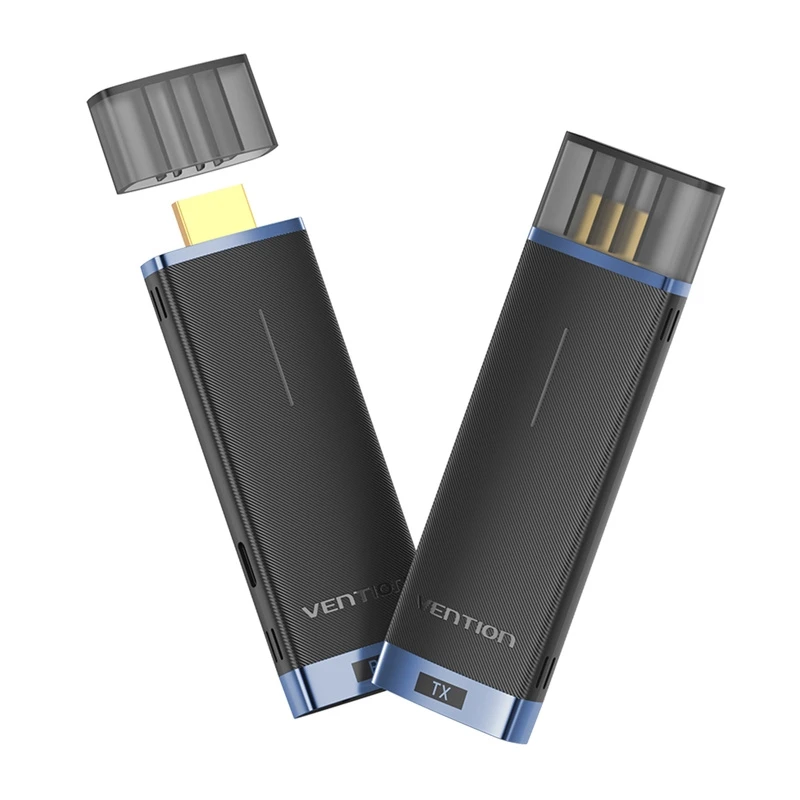 Vention HDMI siųstuvas su TX žymėjimu ir dangteliais