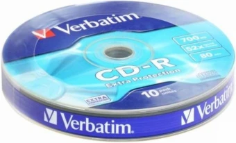 VERBATIM CD-R 700MB 52X EXTRA PR SP 10PK