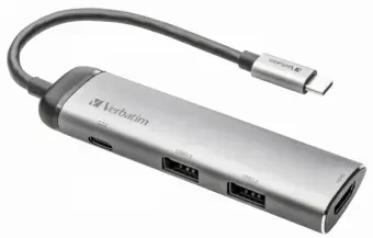 Verbatim 49140 sąsajos šakotuvas USB 3.2 Gen 1 (3.1 Gen 1) Type-C
