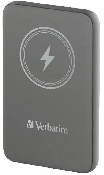 Verbatim belaidis magnetinis išorinis akumuliatorius `n` Go 15W 10000mAh pilkas 32249