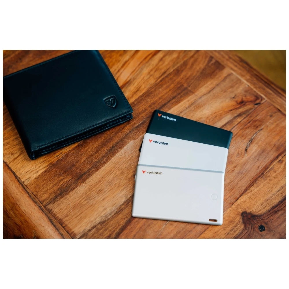 Verbatim My Finder Card Bluetooth juodas sidabrinis ir baltaas – daiktų ieškikliai 3vnt MYFCR-03BSW 32141