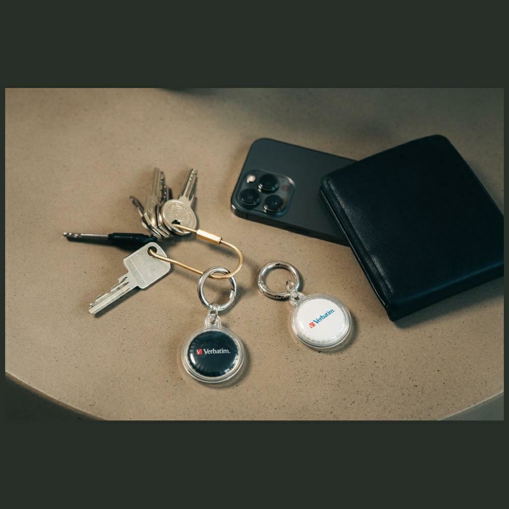 Verbatim My Finder Coin Bluetooth juoda balta - daiktų ieškiklis 2vnt MYFC-02BW 32134