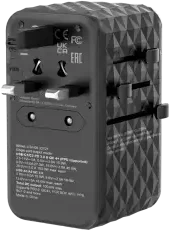 Verbatim GaN III Uni.Travel Adap 100W Welt-zu-Welt UTA-06 32121