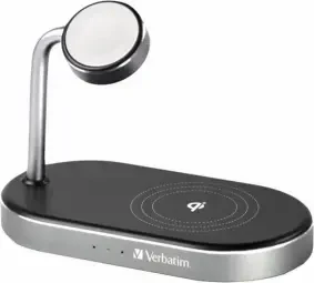 Verbatim WCS-02 3in1 Qi MFi Wireless Apple+QC 3.0 įkroviklis mažmeninė prekyba