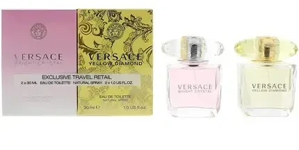Kvepalų rinkinys moterims Versace Bright Crystal EDT, 30ml + Versace Yellow Diamond EDT, 30ml