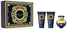 Kvepalų rinkinys moterims Versace Dylan Blue Pour Femme (EDP, 50 ml + kūno losjonas, 50 ml + dušo želė, 50 ml)