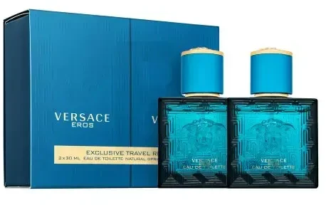 Kvepalų rinkinys vyrams Versace Eros (EDT 2 x 30 ml)