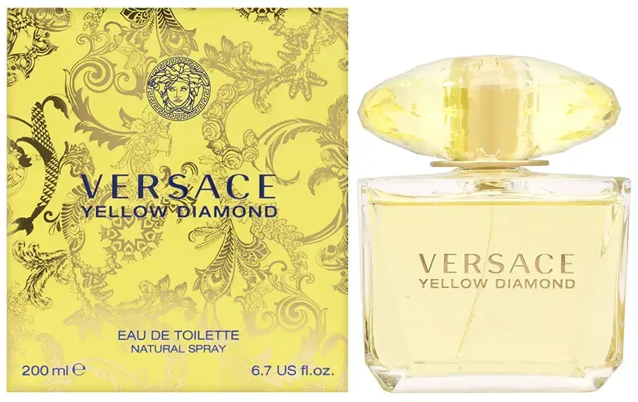 Tualetinis vanduo Versace Geltona Diamond EDT 200 ml