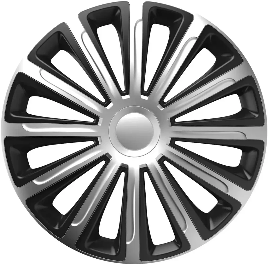 Versaco Ratų gaubtas 1 vnt. Trend, juodas ir sidabrinis 15"