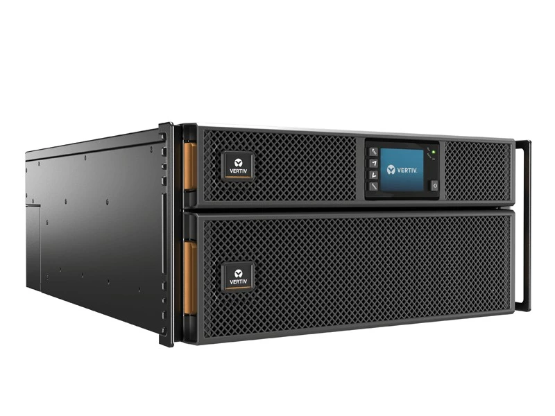 Vertiv UPS gxt5-5000irt5uxln 5000 VA / 5000 W 230 V stovinis / bokštinis su bėgeliais ir ryšio plokšte
