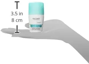 "Vichy" rutulinių antiperspirantų nuo baltų ir geltonų dėmių rinkinys 2 x 50 ml