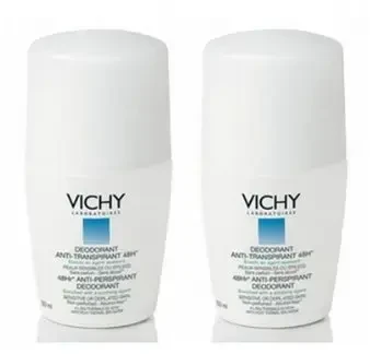 Vichy Deodorant Antiperspirant 48h Roll-on 48 Dezodorantų rinkinys, 2 x 50 ml