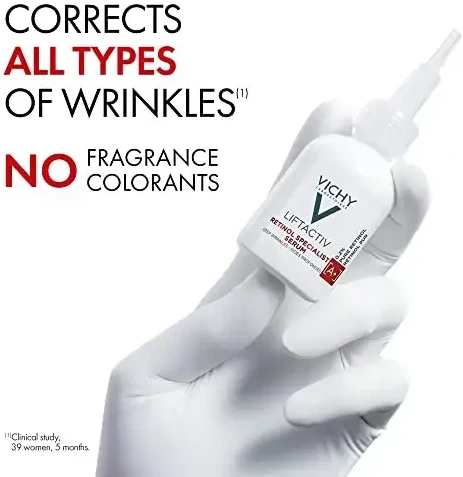 Vichy Liftactiv 0.2% Pure Retinol Specialist Deep Wrinkles Serum visiems odos tipams 30ml