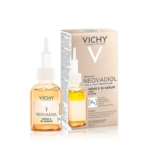 "Vichy Neovadiol Meno 5 Bi-Serum" veido odos senėjimą stabdantis serumas 30ml