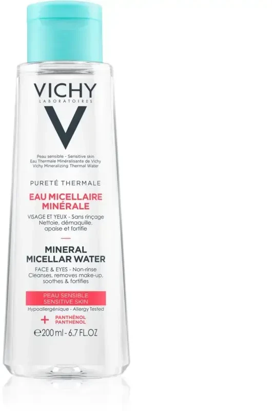 Vichy mineralinis micelinis veido kremas „Pureté Thermale“ jautriai odai (mineralinis micelinis veido kremas „Vanduo“), 200 ml