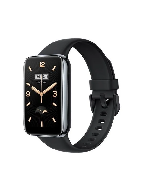 Išmanioji apyrankė Xiaomi Smart Band 7 Pro, Grafito juodos spalvos korpusas ir juodos spalvos apyrankė