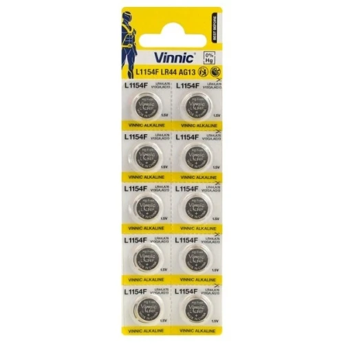 Baterijos Vinnic G13 LR1154 10 vnt.