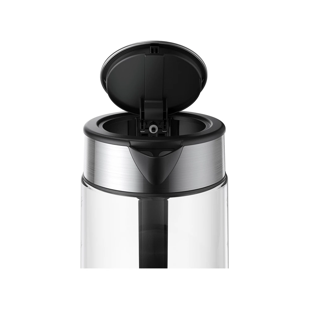 Xiaomi | Elektrinis stiklas Virdulys EU | Elektrinis | 2200 W | 1,7 l | Stiklas | 360° sukamasis pagrindas | Juodas/Nerūdijantis plienas