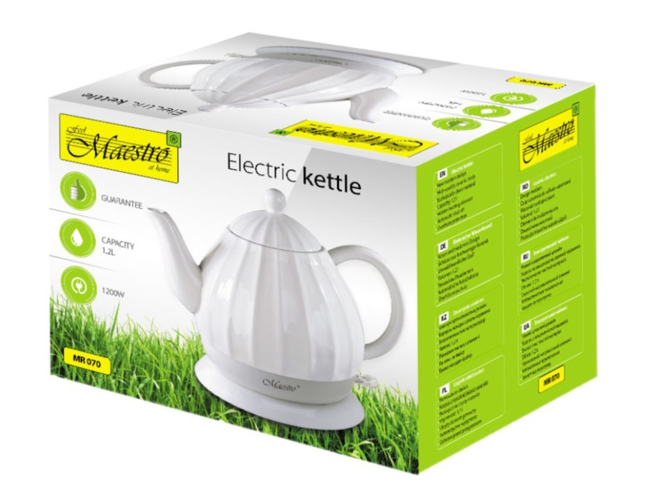 Keramikinis virdulys 1,2L Maestro MR-070